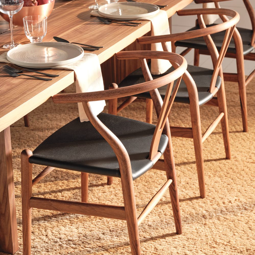 Wishbone Chair at Gather Table